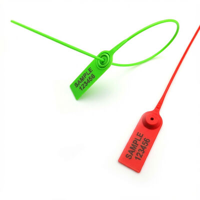 US-PS200C / US-PS350C Série 450mm Pull Tight Lock Impressão a laser Selo de segurança de camião de plástico