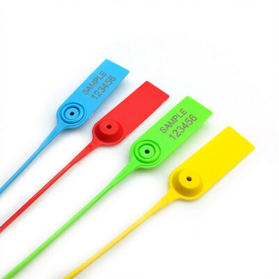 US-PS200C / US-PS350C Série 450mm Pull Tight Lock Impressão a laser Selo de segurança de camião de plástico