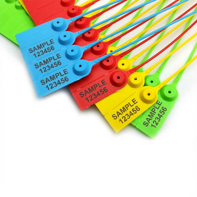 US-PS200C / US-PS350C Série 450mm Pull Tight Lock Impressão a laser Selo de segurança de camião de plástico