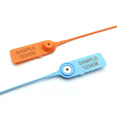 200 mm Sello de plástico apertado para segurança Etiqueta Indicativa Branca e Impressão de Laser/Semental Quente