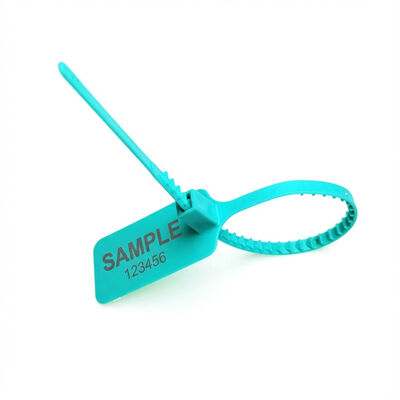 Segurança à prova de adulteração de bandeira grande Selo de plástico para sacos de bagagem Área de marcação L 49,5 * W 30 mm